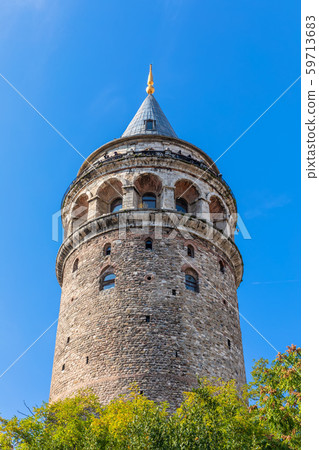 Galata Tower of Istanbul, close detailed view Galata Tower of Istanbul, close detailed view 59713683