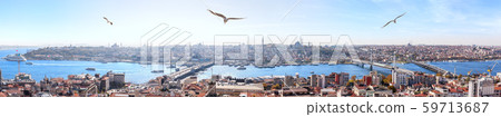 Istanbul bridges over the Golden Horn - the Galata Istanbul bridges over the Golden Horn - the Galata 59713687