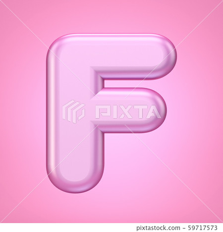 Pink font Letter F 3D Pink font Letter F 3D 59717573