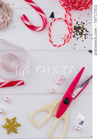 New Year and Christmas composition. New Year and Christmas composition. 59717852