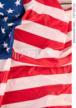 USA flag background, vertical image. 59719110