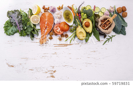 Ketogenic low carbs diet concept. Ingredients for Ketogenic low carbs diet concept. Ingredients for 59719831