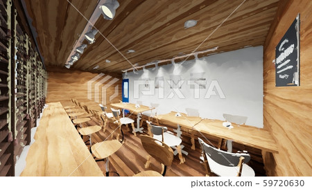 Cafe rest area No people Illustration 19 59720630