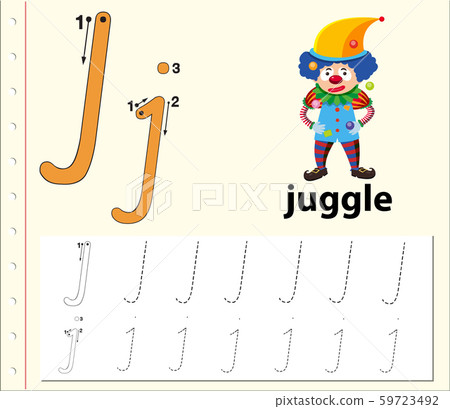 Letter J tracing alphabet worksheets Letter J tracing alphabet worksheets 59723492