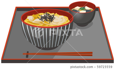 Oyakodon和味mis湯圖像圖 Oyakodon和味mis湯圖像圖 59723559