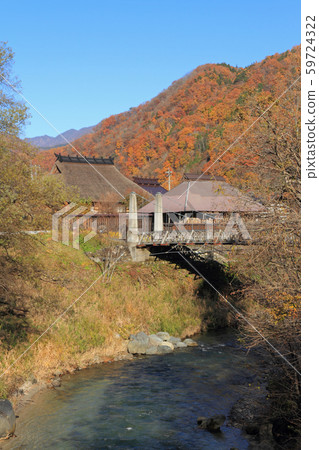白馬村大手公園秋天 白馬村大手公園秋天 59724322
