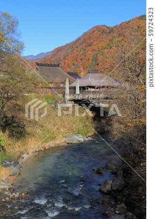 白馬村大手公園秋天 59724323