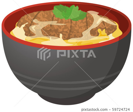 Illustration of katsudon Illustration of katsudon 59724724