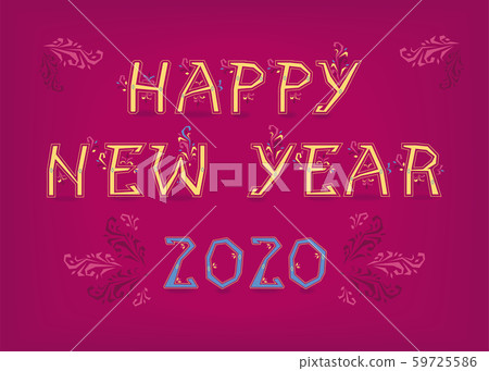 Happy New Year 2020. Country Folk Happy New Year 2020. Country Folk 59725586