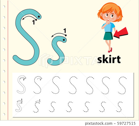 Letter S tracing alphabet worksheets Letter S tracing alphabet worksheets 59727515