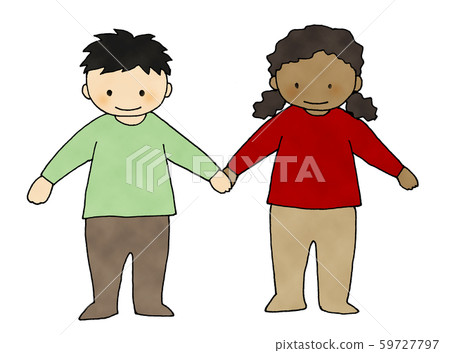 A child holding hands 59727797
