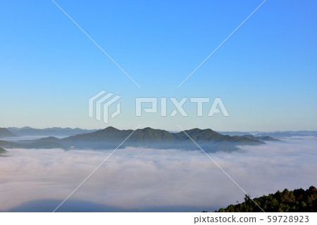 Sea of clouds in the Kameoka basin 59728923