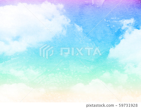 背景材料天空彩虹紋理 59731928
