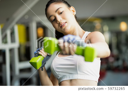 Female fitness dumbbell Female fitness dumbbell 59732265