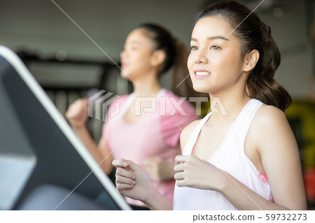 Woman fitness running Woman fitness running 59732273