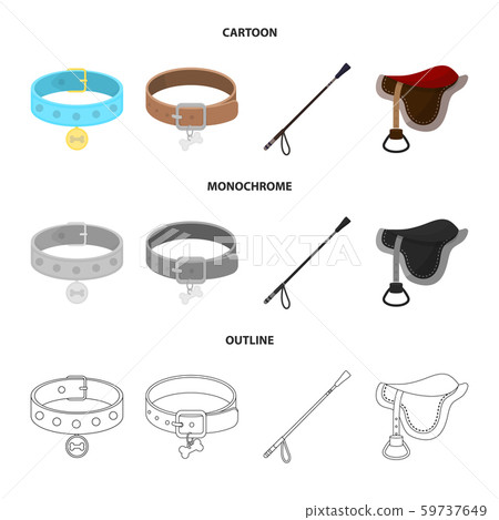 Vector design of pet and accessories logo. Set of pet and shop stock symbol for web. Vector design of pet and accessories logo. Set of pet and shop stock symbol for web. 59737649