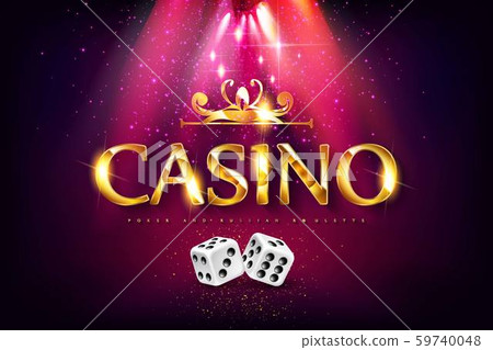 Gold Casino background - Stock Illustration [59740048] - PIXTA