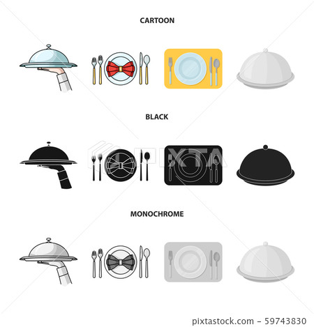 Isolated object of passport and travel icon. Set of passport and paper stock vector illustration. 59743830