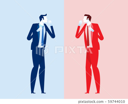 Serious trade tension or trade war. Concept 59744010