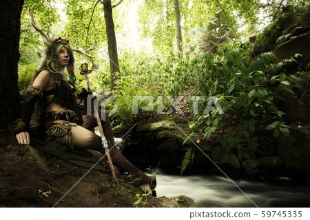 Spirit of the forest inside the woods 59745335