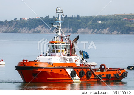 Pilot Boat on the sea Pilot Boat on the sea 59745530
