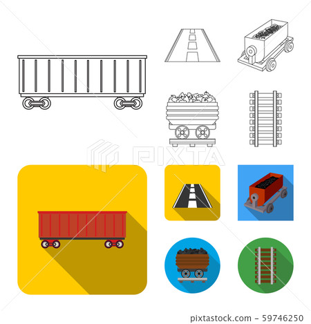 Vector design of railroad and train logo. Collection of railroad and way stock vector illustration. Vector design of railroad and train logo. Collection of railroad and way stock vector illustration. 59746250