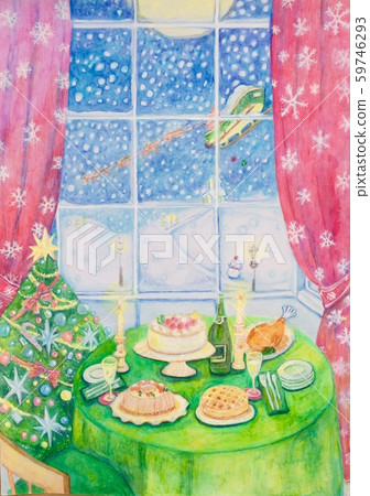 Holy Night Stock Illustration