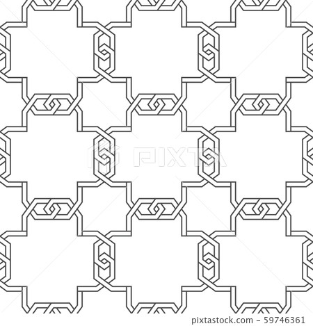 Arabic ornament. Decorative seamless pattern Arabic ornament. Decorative seamless pattern 59746361