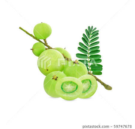 Indian gooseberry isolated on white background Indian gooseberry isolated on white background 59747678