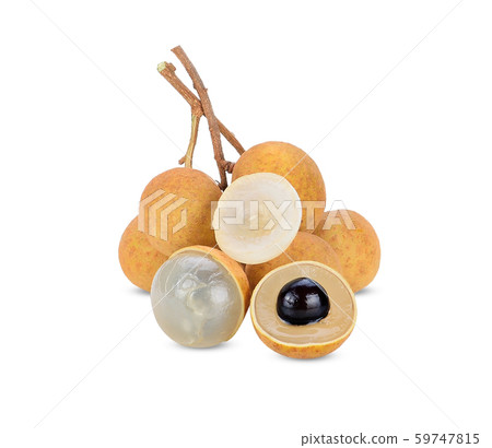 longan isolated on white background 59747815