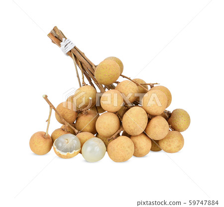 longan isolated on white background 59747884