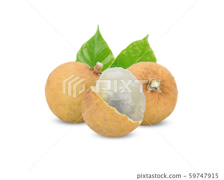 longan isolated on white background 59747915
