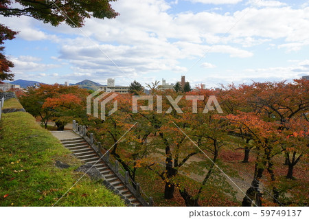 盛岡城堡的秋天破壞公園 59749137