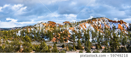 Panorama of Red Canyon in Utah, the USA Panorama of Red Canyon in Utah, the USA 59749218