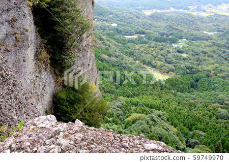 View of mountain climbing course from Ryumonkyo mountain entrance to the summit (Tendoiwa) 59749970