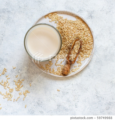 Vegan rice milk, non dairy alternative milk 59749988