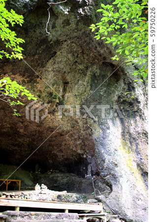 從龍門峽山入口到山頂（Tendoiwa）的爬山路線的視圖 59750226