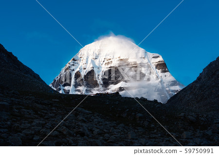 Sacred mountain in Tibet - Mount Kailash Sacred mountain in Tibet - Mount Kailash 59750991
