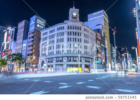 銀座夜景 59751545