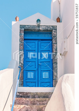 Wonderful view of City buildings on Santorini 59751657