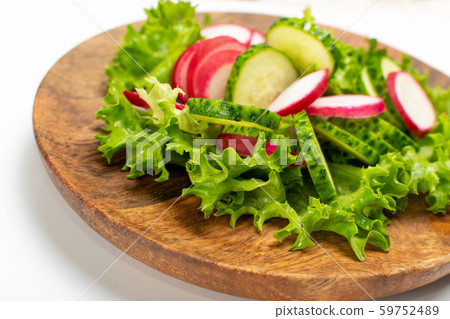 Spring Radish Salad with Cucumber or Simple Rustic Spring Radish Salad with Cucumber or Simple Rustic 59752489