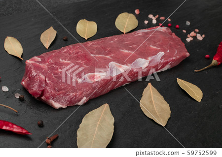 Raw Lamb Tenderloin Fillet, Mutton Sirloin Meat or 59752599
