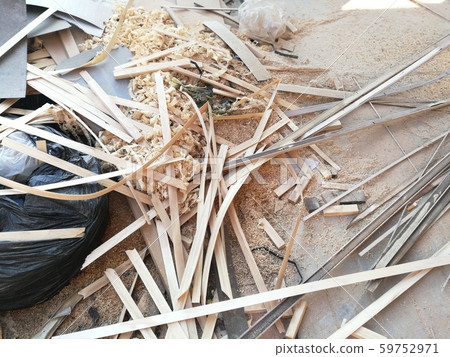Wood residue from furniture making Wood residue from furniture making 59752971