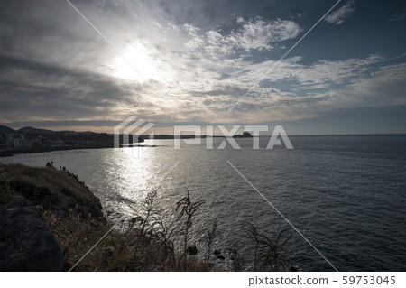 Jeju Island coastal road beach 59753045