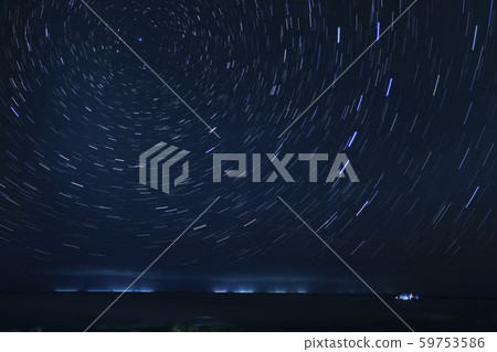 The starry sky on the Hiwasan coast 59753586