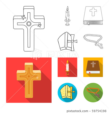 Vector illustration of muslim and items sign. Collection of muslim and candle stock vector Vector illustration of muslim and items sign. Collection of muslim and candle stock vector 59754198