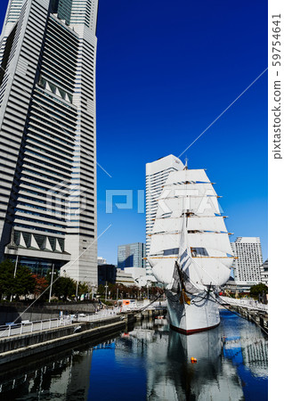 橫濱港未來未來帆船Nippon Maru（總帆展帆） 59754641