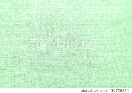 Homespun linen fabric in color of neo mint. Abstract textile background. 59756274