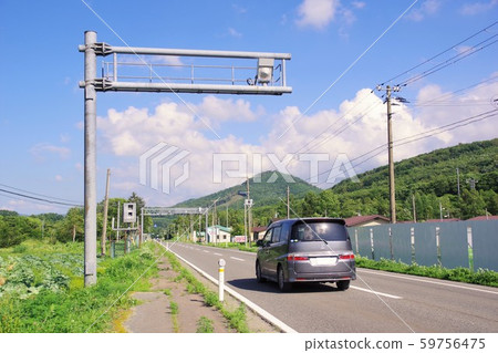 Automatic speed control machine Orbis on local roads 59756475