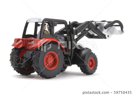 tractor on white close up tractor on white close up 59758435